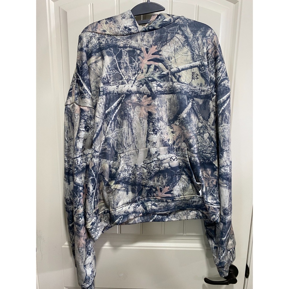 Akimbo Hoodie Men's XXL Realtree Edge Camo Boxy Streetwear Hunting Pullover